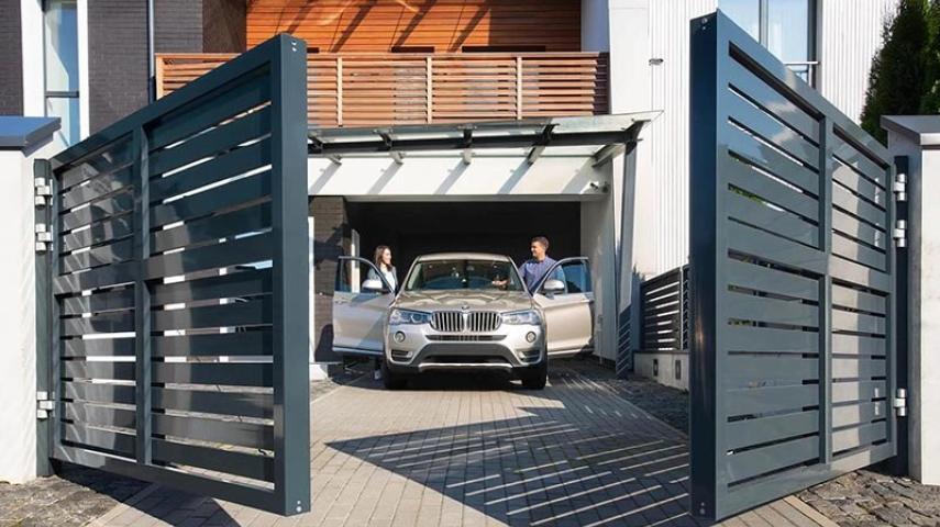 распашные ворота в Афипском