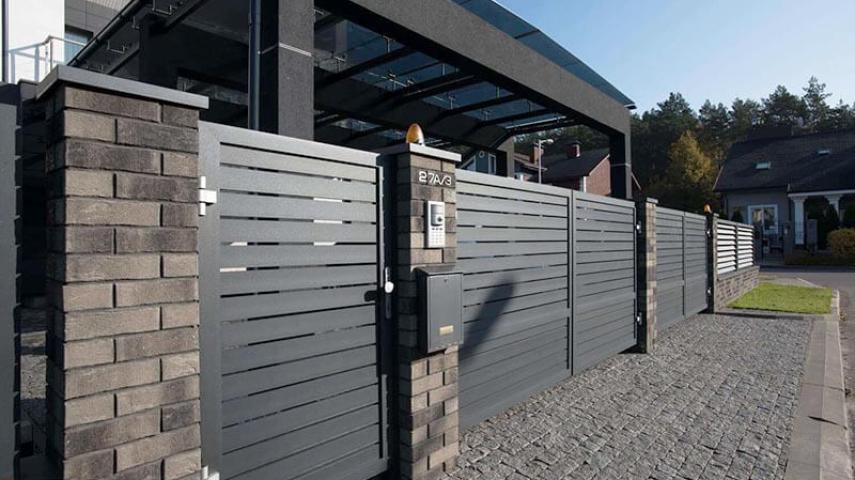 ворота с калиткой в Афипском