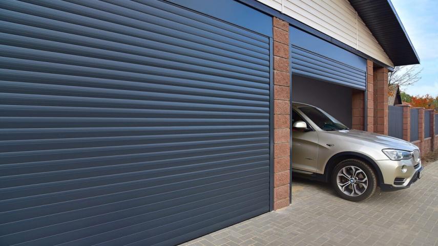 ворота из роллетного профиля в Афипском